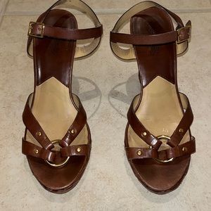Michael by Michael Kors Braided Wedges. Size 7.